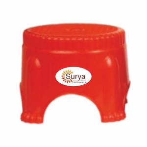 Taburete redondo de plástico premium, resistente y duradero, multiusos para el hogar y la cocina. - Product Image 4