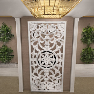 งานแกะสลักไม้ MDF แบบโบราณคุณภาพพรีเมียม สำหรับตกแต่งผนังบ้าน สำนักงาน ของตกแต่งวันดิวาลี วันเกิด ดีไซน์แบบดั้งเดิม ขายส่ง - Product Image 1