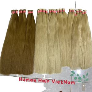 Extensiones de cabello humano ondulado, mechones de pelo liso de seda de visón y Rusia, con cutícula Virgen sin procesar, venta al por mayor - Product Image 3
