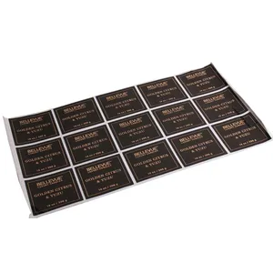 Etiquetas de Vinilo con Lámina Dorada Personalizadas para Frascos de Velas, Etiquetas Brillantes Resistentes al Agua para Mascotas, Etiquetas con Logotipo Personalizado Duraderas - Product Image 2