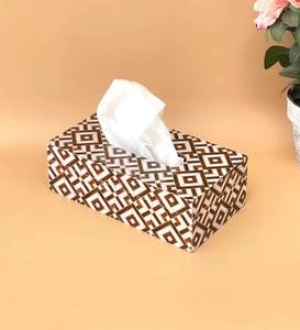 Modern Resin Eco-Friendly <b>Tissue</b> Box with Floral <b>Pattern</b> Free Standing Home Decor - Product Image 4