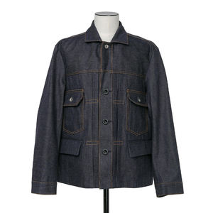 Veste en jean d'hiver avec imprimé graffiti en blanc, veste en jean surdimensionnée à manches longues pour homme, style hip-hop, personnalisée - Product Image 1