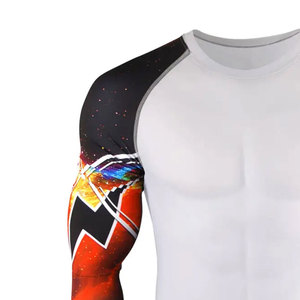 Wholesale Comfortable Men <b>Printing</b> Rash Guard For Summer Beach <b>Surfing</b> High Strength Stitching Performance Wears - Product Image 6