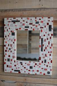 Unique Design Abstract Earth Tone Mosaic <b>Mirror</b> Frame <b>Wall</b> Hanging Decorative <b>Mirror</b> For Natural Home Hotel Interior Decor - Product Image 2