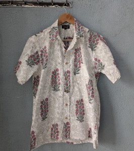 เสื้อเชิ้ตแขนสั้นลายดอกไม้สำหรับผู้ชาย ปกคอปก ผ้าฝ้าย 100% ระบายอากาศได้ดี สไตล์ฤดูร้อน - Product Image 5