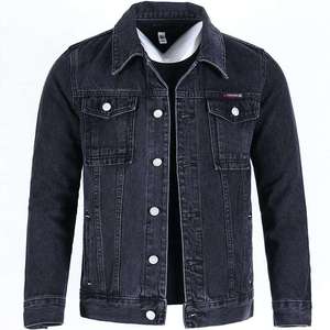 2026 New Arrival Wholesale <b>Denim</b> <b>Jacket</b> Mens Slim Fit Style Teens Boys <b>Denim</b> Jeans <b>Jackets</b> and Coats - Product Image 4