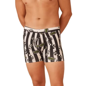 Calzoncillos bóxer de hombre de spandex elástico súper suave con diseño de marca y logotipo personalizado de alta calidad OEM, opciones gráficas multicolor. - Product Image 4