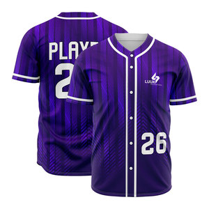 Full Button Baseball Jersey Custom Uniform Shirt for <b>Clubs</b> Distributors and Wholesale Teamwear Sportswear Buyers - Product Image 4