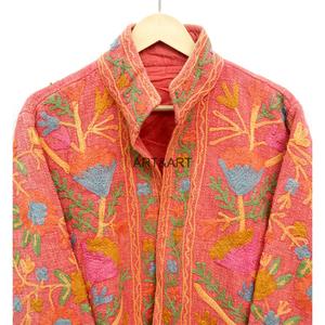 Chaqueta Suzani Bordada a Mano Estilo Boho, Chaqueta Floral, Chaqueta Suzani Bordada, Chaqueta TNT, Ropa de Mujer - Product Image 6