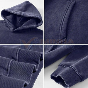 Hoodies délavés à l'acide les plus vendus, service OEM, prix de gros, 100% coton - Product Image 4