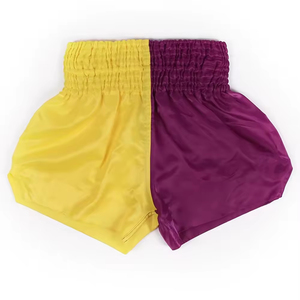 Wholesale Custom <b>Black</b> Muay Thai Shorts Fight MMA Boxing New Arrival <b>Men's</b> Soft Wear Sports Shorts Solid Quick Dry - Product Image 4