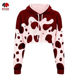 Ryan Pro Gear – Nouveaux sweats à capuche pour femmes, crop top respirant et élégant, couleur personnalisée, grandes tailles, services OEM et ODM - Product Image 5