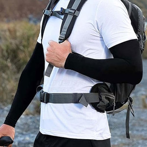 Manches de bras en polyester Spandex UPF35 légères pour hommes Kaneka Sports - Tissu respirant, confortable pour les activités de plein air, haute qualité - Product Image 3