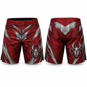 Grappling MMA <b>Shorts</b> Reseller Custom Logo Breathable Construction Customization Team Uniform Textile <b>Tailored</b> Jiu Jitsu Flexible - Product Image 6