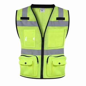 Gilet de sécurité industriel réfléchissant en polyester 100 % sur mesure, fabrication OEM/ODM, vente en gros - Product Image 2