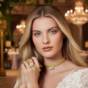 Sparkling Austrian Stone Gold Plated Bracelets Set 2.6\" Ball Shape Fancy Brass <b>Bangles</b> for Wedding Festive Wear-10575606BLU_2.6 - Product Image 3