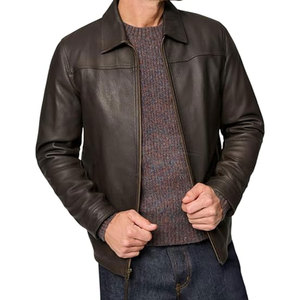 Veste bomber en cuir pour homme, soldes hiver, dernier design, fabriquée au Pakistan, veste d'hiver pour homme - Product Image 6