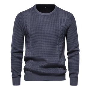 Pull pour homme en tricot premium, coupe décontractée, manches longues, confort quotidien, vêtements en gros, 3000 pièces - Product Image 4