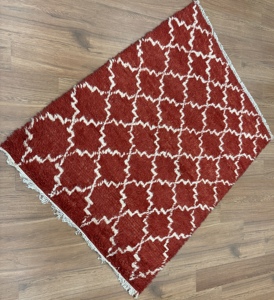 Elegante Alfombra de Lana Hecha a Mano Estilo Marroquí, Alfombra Premium para Decoración Moderna del Hogar - Product Image 3