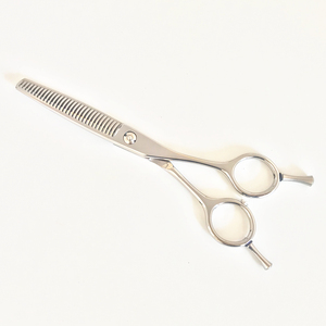 Ciseaux de coiffure professionnels JA10TE 6,0 pouces pour effilage et coupe, manche symétrique doublement équilibré, 30 dents, 25 %, 30 %, 35 % de volume - Product Image 4