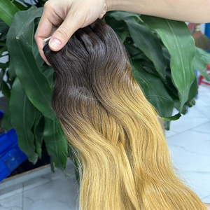 Venta al por mayor Super doble dibujado Raw proveedor de cabello vietnamita, hueso recto trama extensión de cabello humano, cutícula alineada trama del pelo - Product Image 2