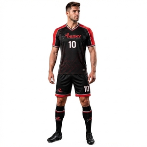 Custom Made Soccer Wear Slim Fit Uniforms Sublimation Printing on Plain Blank Material polyester <b>Name</b> Printing Style for Adults - Product Image 1