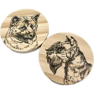 Soporte de Madera Personalizado al por Mayor con Diseño de Perro, Agarre Ajustable de Colores y Base Única - Product Image 3