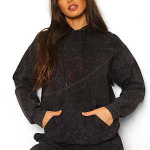 Sweat à capuche pour femme de qualité supérieure, respirant, pour l'extérieur, décontracté, épais, à manches longues, service OEM - Product Image 3