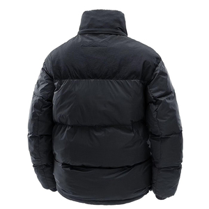 Veste matelassée imperméable à capuche pour homme grande taille, design unique, fermeture éclair et boutons, écologique, chaude pour l'hiver - Product Image 3