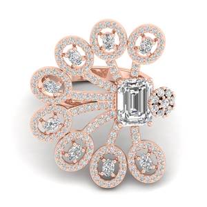 REYES New Design <b>Emerald</b> Cut 3.15 Carat Moissanite <b>Rings</b> in 925 Sterling <b>Silver</b> Engagement Gift Fine Jewelry For Women - Product Image 6