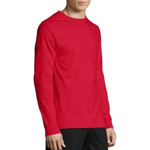 Personalizado de color sólido 100% algodón de manga larga de gran tamaño camisetas al por mayor OEM servicio sublimación espacios en blanco precio de fábrica - Product Image 6