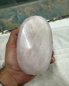 Quartz Clair Naturel, Coupe Ovale Émeraude Facettée, 5000 Ct, Pierre Précieuse Libre, Grande Taille, Pierre de Cristal Polie Transparente - Product Image 3