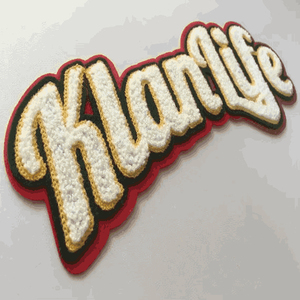 Vente en gros : Patchs en chenille brodés personnalisés, logos décorés de dentelle pour vêtements, vestes, sweats à capuche, chapeaux - Fabriqués en feutre - Product Image 6