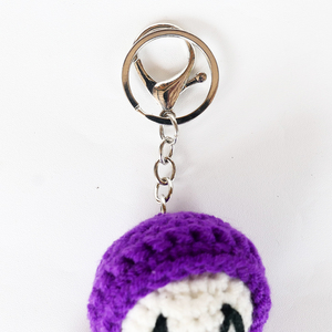 Llavero de muñeca de ganchillo hecho a mano, amigurumi de niña musulmana tejida, colgante para bolso, colgante para mochila, arte puro, regalos artesanales - Product Image 3