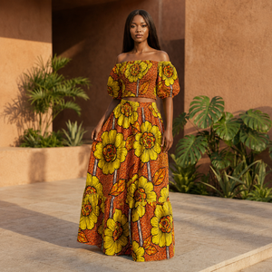 Tela Africana Auténtica con Estampado de Cera, Ankara, Algodón, Batik, Textil para Vestidos, Prendas de Vestir, Costura, Moda, Suministro al por Mayor - Product Image 4