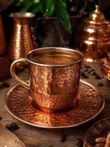 Taza de Cobre con Asa, Diseño Vintage, Resistente al Calor, para Beber Cerveza, para Fiestas - Product Image 3