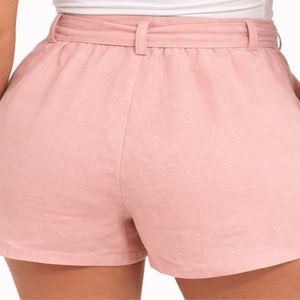 Shorts de Verano para Mujer de Alta Calidad, Transpirables, Cómodos, Cintura Elástica, Secado Rápido, Costuras Duraderas, Cinturón de Moda - Product Image 5