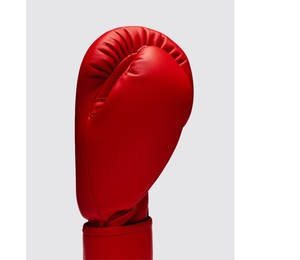 Professional Fly Superloop Pro X2 Red Boxing <b>Gloves</b> Real Cowhide Leather Training Adjustable Wrist Strap Stretch Hook Loop - Product Image 5