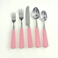Ensembles de cuillères et fourchettes en argent pour restaurants en gros, ensemble de couverts personnalisables pour mariage