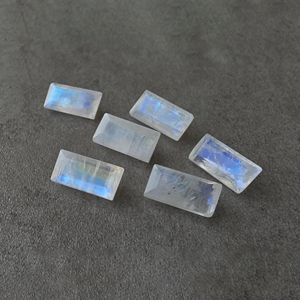 มูนสโตนสีรุ้งธรรมชาติทรงสี่เหลี่ยมผืนผ้าขนาดใหญ่เจียระไนอย่างประณีต เหมาะสำหรับทำเครื่องประดับ - Product Image 5