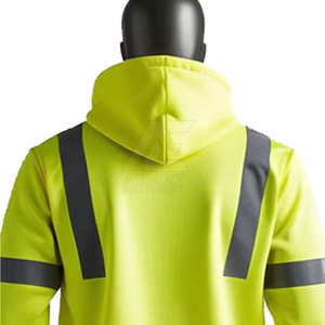 Chaqueta de Trabajo de Seguridad Impermeable de Alta Visibilidad para Hombre, Abrigo Protector Reflectante para Uso Industrial - Product Image 6