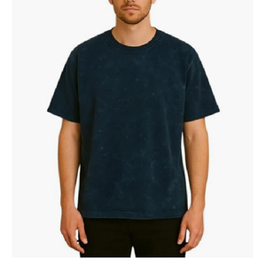 T-shirts pour hommes en gros, t-shirts streetwear vierges de haute qualité, 100% coton, coupe ample, col rond, pour hommes - Product Image 1