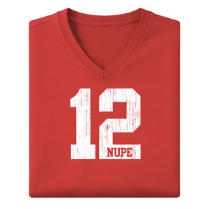 T-shirt à col en V Kappa Alpha Psi numéro 12, vêtements de fraternité grecque avec motif audacieux, confort premium et coupe élégante - Product Image 6