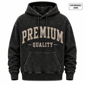 Sudaderas con Capucha para Hombre, Personalizadas, 2026, Calidad Premium, Efecto Desgastado por el Sol, 100% Algodón, Felpa, Lavado Ácido, Estilo Waffle, Térmicas - Product Image 2