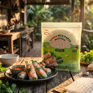 Feuilles de papier de riz vietnamien – Usine certifiée FSSC, HALAL, ISO, HACCP, sans société commerciale, approvisionnement mondial - Product Image 1