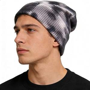 Bonnet tricoté tie-dye pour homme et femme – Collection Hiver - Product Image 3