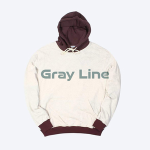 Sudadera con Capucha para Hombre, 100% Algodón, Diseño Vintage con Efecto Desgastado, Estampado a Cuadros, Lavado Ácido, Manga Larga, Talla Grande, con Pedrería - Product Image 1