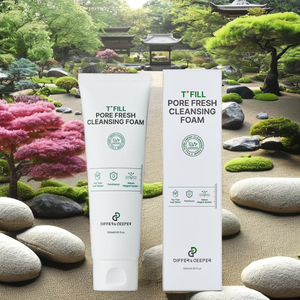 ดิฟเฟอร์แอนด์ดีเพอร์ พอร์ ฟอร์ คลีนซิ่ง โฟม สารสกัดจากทีทรี ควบคุมความมัน รักษาสิว ทำความสะอาดผิวหน้าอย่างล้ำลึก สำหรับทุกสภาพผิว - Product Image 1