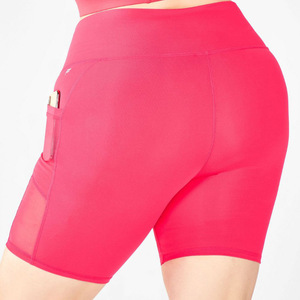 Shorts de Yoga de Tallas Grandes con Cintura Alta, Tela Elástica de Compresión, Ropa Deportiva de Soporte para Entrenamiento en el Gimnasio para Mujer - Product Image 4