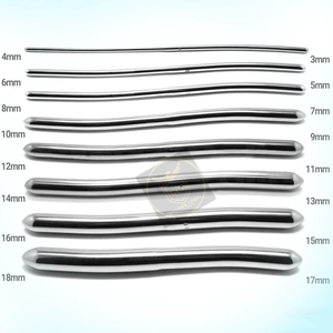Sondas Uretrales de Acero Inoxidable de Grado Profesional de Alta Calidad, Juego de 15 Piezas, Autoclavables, Instrumentos Quirúrgicos Manuales Reutilizables - Product Image 2